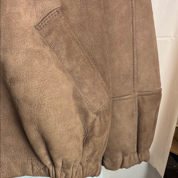 Brown  Vintage Genuine Sheepskin Jacket - Picture 4 of 8